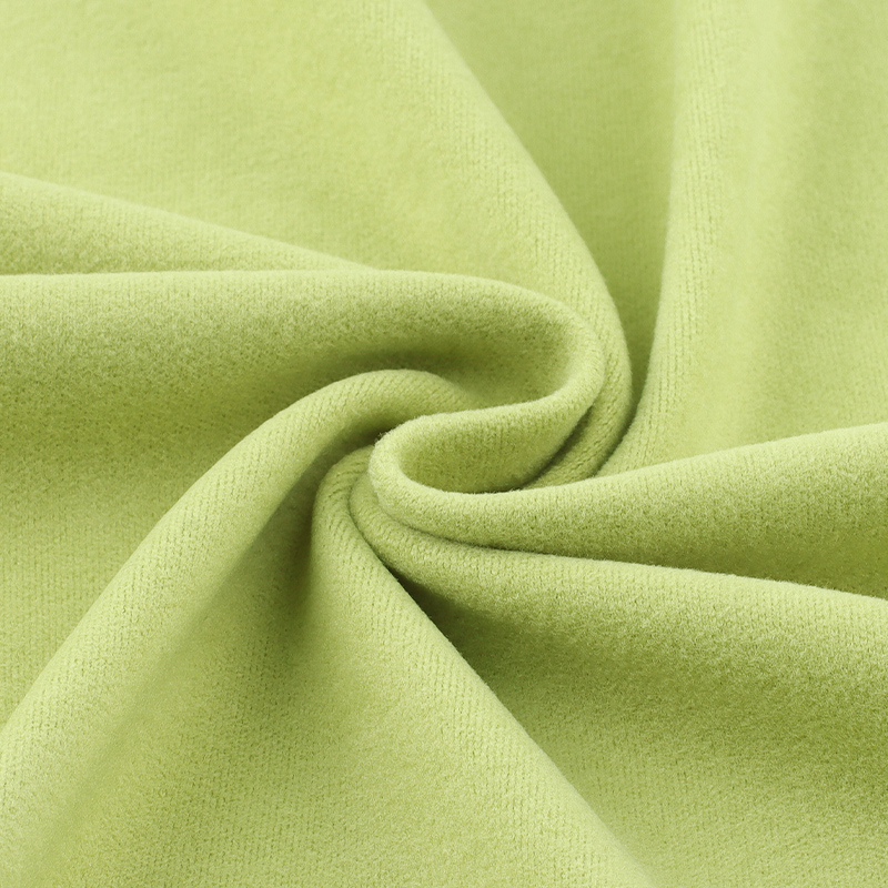 Stretch 90%Polyester 10%Spandex Brushed knitted Warm Fabric Soft Fleece Stretch 90%Polyester 10%Spandex Brushed knitted Warm Fabric Soft Fleece