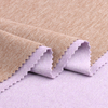 High Stretch Polyester Fleece Cashmere Wool Rib Knit Fabric