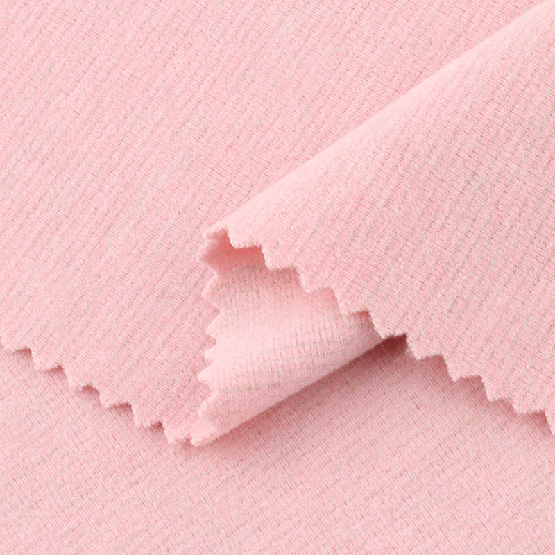 Cashmere Wool Rib Knit Fleece Fabric Polyester Keep Warm