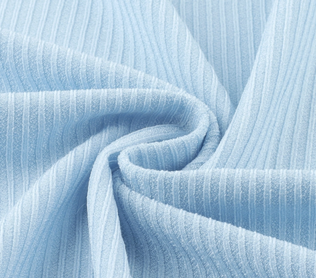 Spandex Ribbed Knit Ice Fabric Spandex Ribbed Knit Ice Fabric