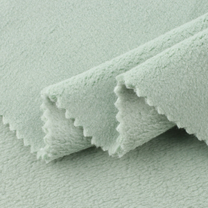 Double Sided Polar Fleece Fabric 94.9%polyester 5.1%spandex Anti Pill