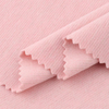 Cashmere Wool Rib Knit Fabric Polyester Keep Warm Fleece 