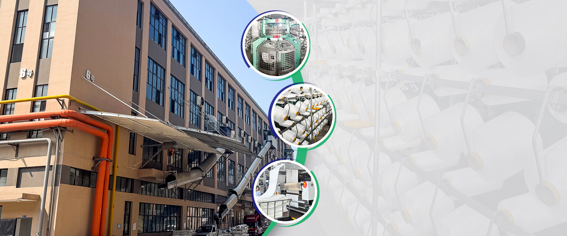 textile manufacturer, circular knitting factory and high-quality fabric production