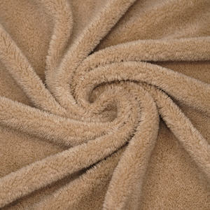 100% Polyester Sherpa Faux Fur Fleece Velvet Fabric