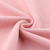 Cashmere Wool Rib Knit Fabric Polyester Keep Warm Fleece 